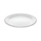 Pactiv Laminated Foam Dinnerware, Plate, 8.88 Diameter, White, PK500 YTK100090000 - alternate 1
